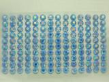 Samolepiace kamienky 6 mm svetlomodré perleťové