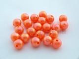 Perličky 10 mm  oranžové