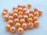 Perličky 10 mm oranžové svetlé
