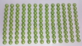 Samolepiace perličky 8 mm zelené 1