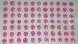 Samolepiace kamienky 9 mm 1 ružové