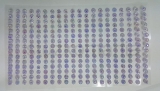 Samolepiace kamienky 4 mm fialové 1