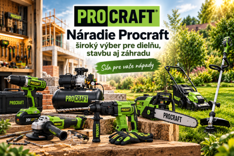 Náradie Procraft – široký výber pre dielňu, stavbu aj záhradu