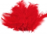 Pštrosie perie 12-17 cm červené 5
