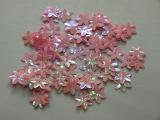 Flitre kvietky 13 mm ružové perleťové