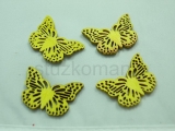 Nalepovací motýľ 40 mm ZL2 žltý