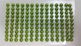 Samolepiace perličky 6 mm zelená