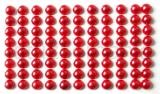 Samolepiace perličky 8 mm červené