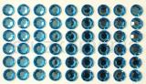 Samolepiace kamienky 10 mm modré