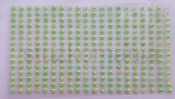 Samolepiace kamienky 4 mm zelené 1