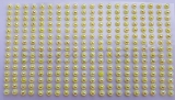 Samolepiace kamienky 4 mm žlté 1