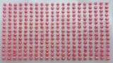 Samolepiace kamienky 4 mm ružové 1