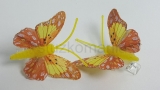 Motýľ na štipci 5 cm 70 žltý