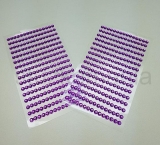 Samolepiace kamienky 6 mm fialové