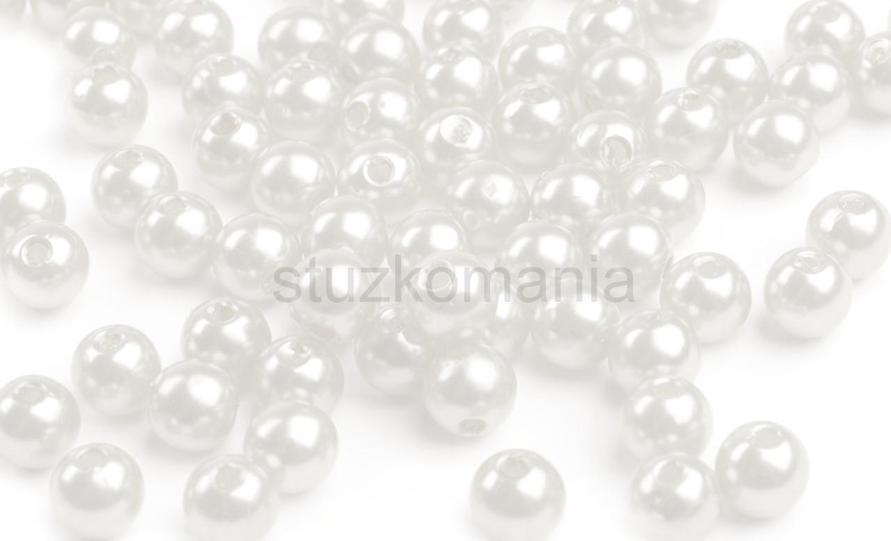 Perličky 6 mm biele