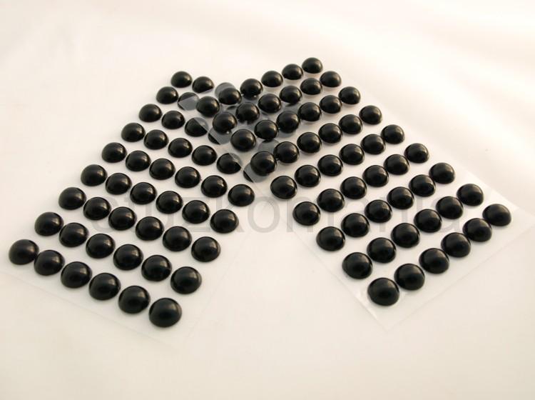 Samolepiace perličky 10 mm čierne