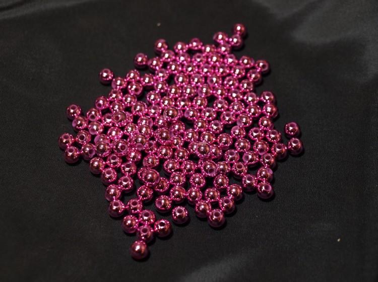 Perličky 6 mm ružové v