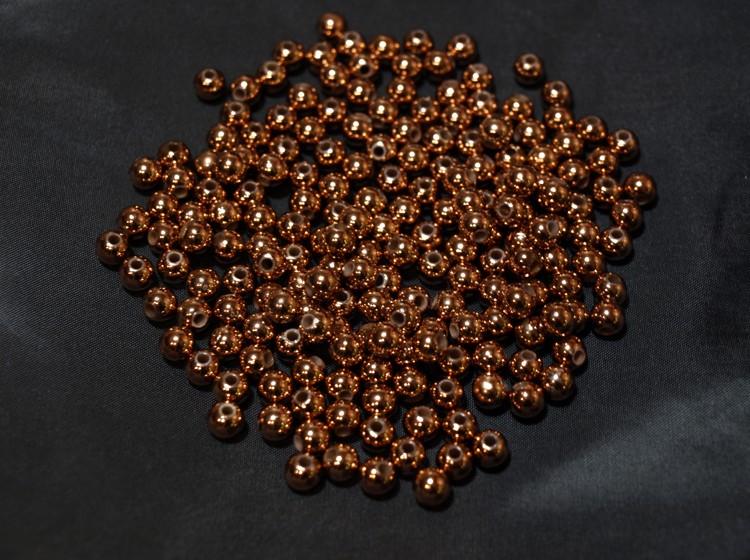 Perličky 6 mm hnedé v