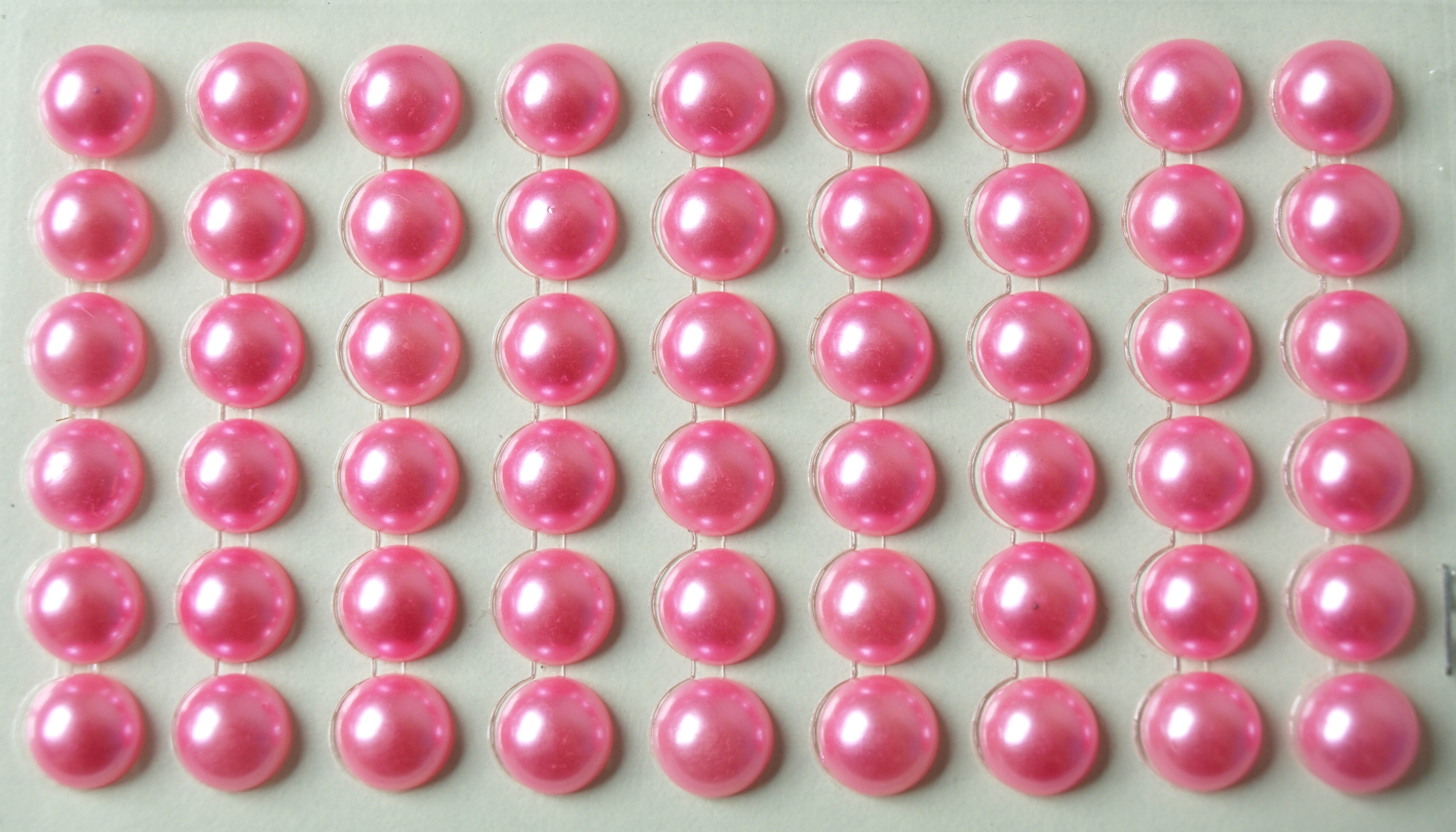 Samolepiace perličky 10 mm ružové