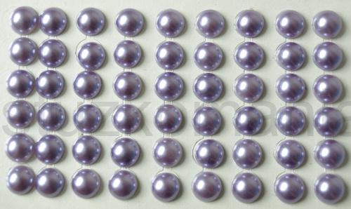 Samolepiace perličky 10 mm svetlofialové