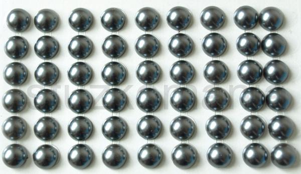 Samolepiace perličky 10 mm strieborné