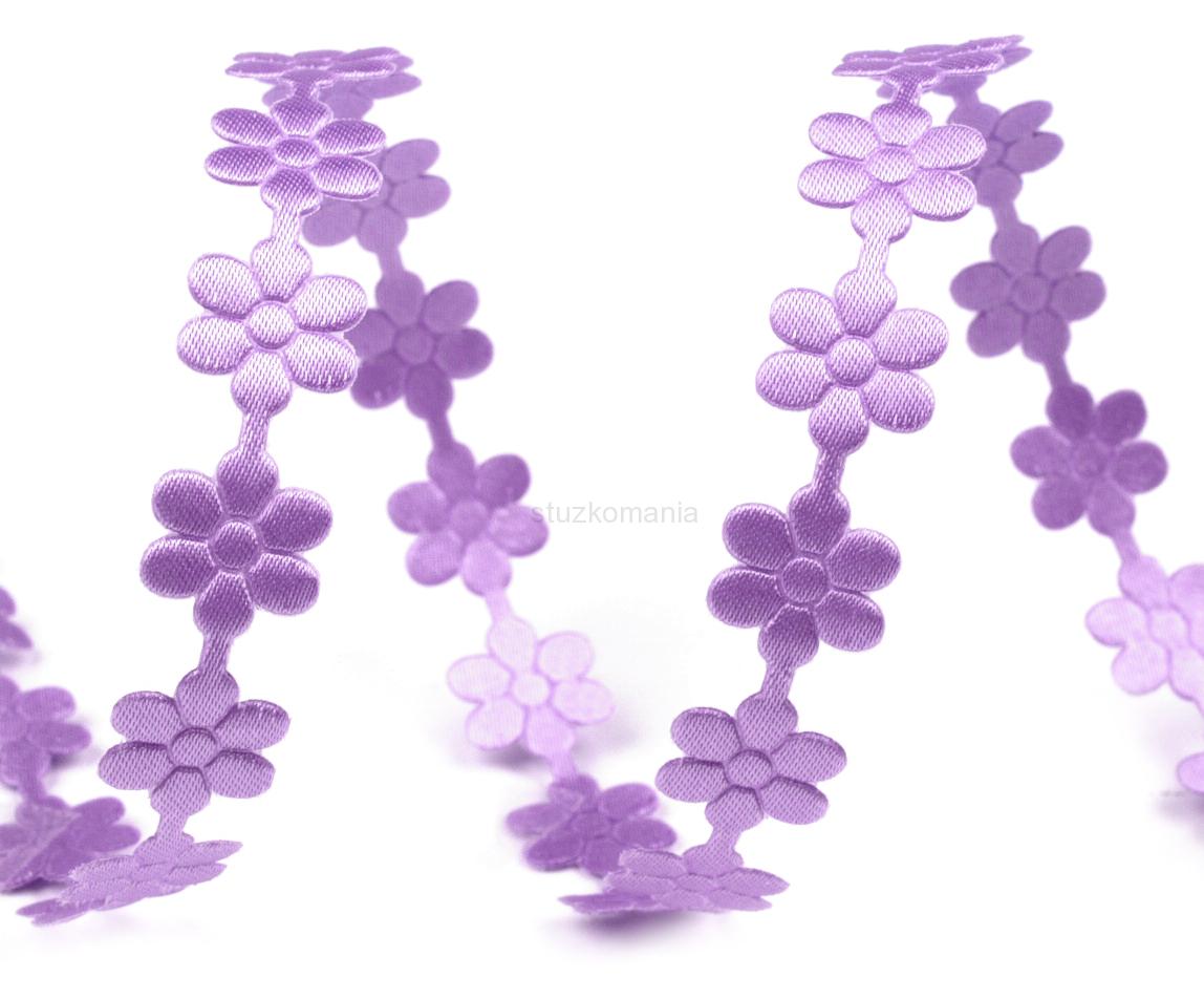 Prámik saténový kvet 10 mm fialový