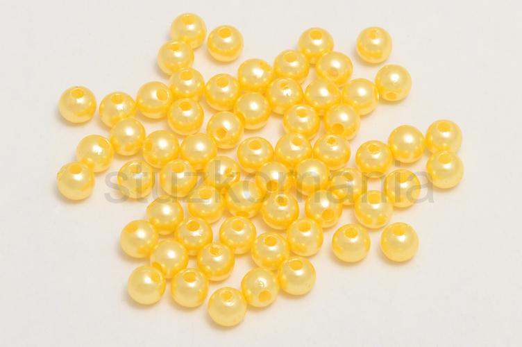 Perličky 6 mm žlté 100g