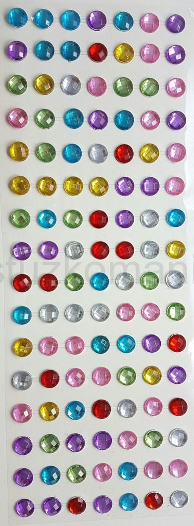 Samolepiace kamienky 10 mm mix DZ17