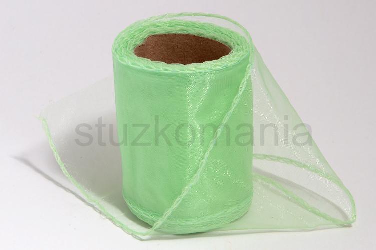 Organza obšitá 8 cm mäta