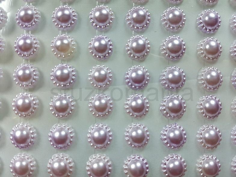 Nalepovacie kvietky 10 mm svetlofialové  DY752