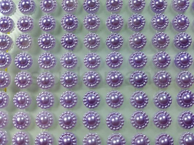 Nalepovacie kvietky 8 mm fialové DY754
