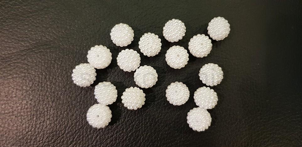 Perličky 14 mm biele