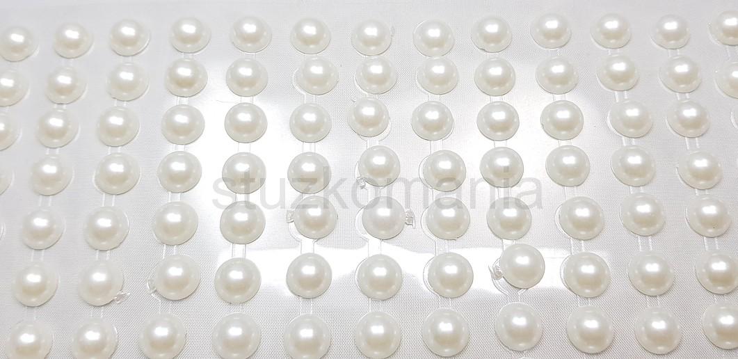 Nalepovacie perličky biele 10 mm 
