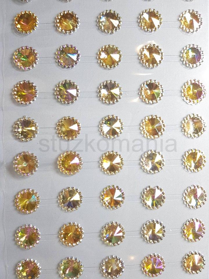 Nalepovacie kvietky opal 12 mm DZ811