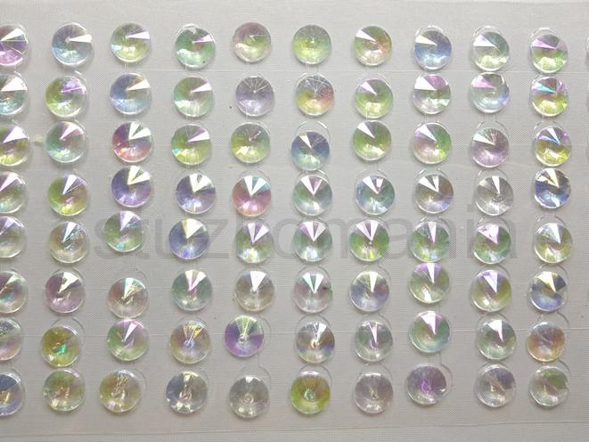 Nalepovacie kamienky 10 mm transparent DY655