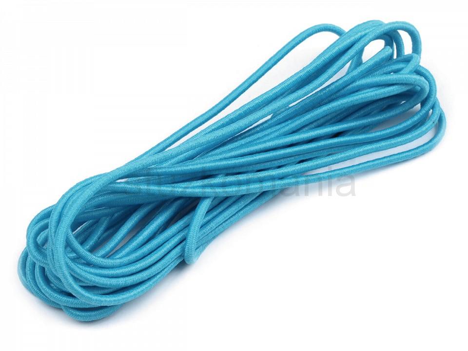 Guľatá gumička 2 mm modrá
