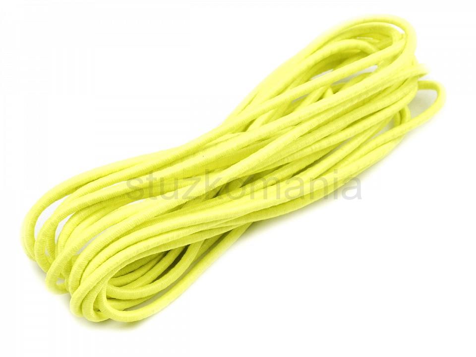 Guľatá gumička 2 mm žltá