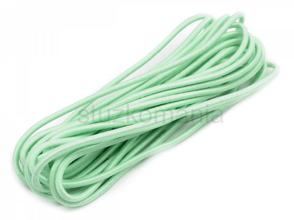 Guľatá gumička 2 mm mint