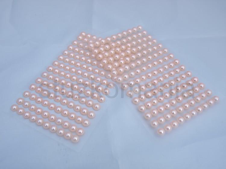 Samolepiace perličky 6 mm krémové