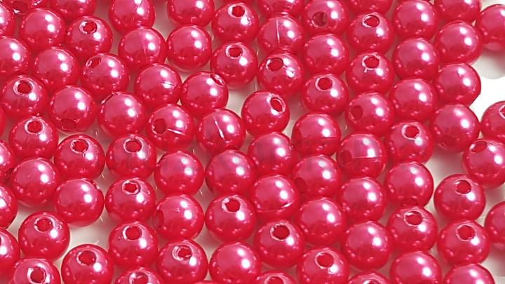 Perličky 8 mm červené