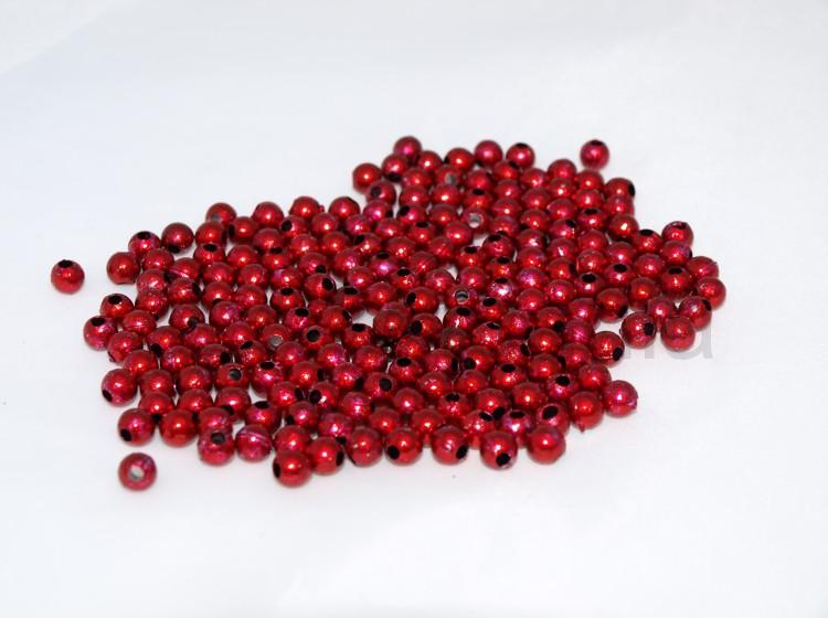Perličky 6 mm červené
